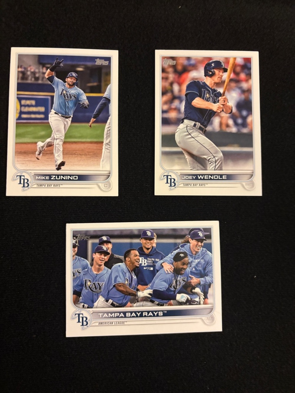 Topps Tampa Bay Rays Baseball Cards - Light Blue & Navy